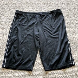 5/$15 ProSpirit Black Jersey-Texture Shorts/Capris XXL